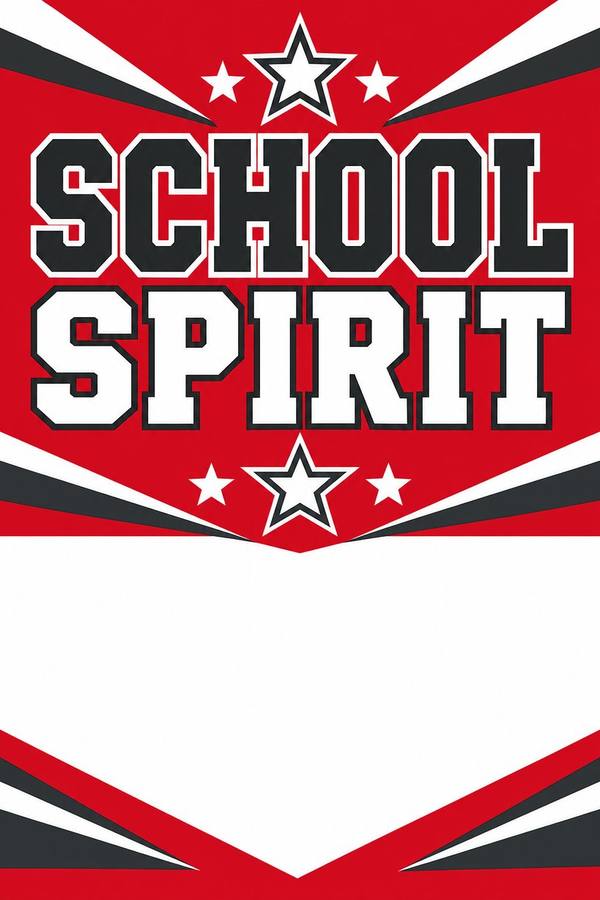Proud Parent and School Spirit sign, type