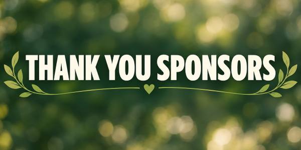 Thank You Sponsors banner, photo