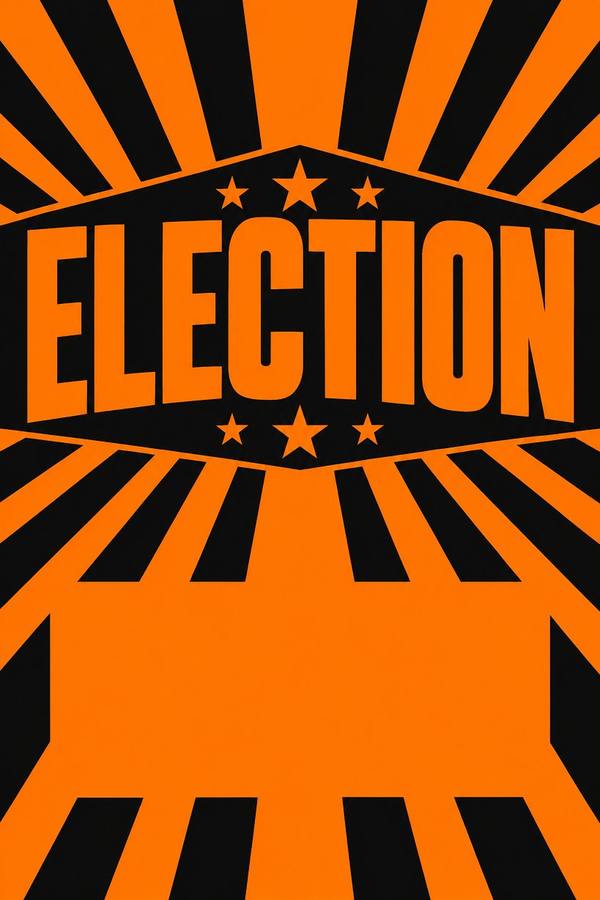 Vote and Election sign, retro