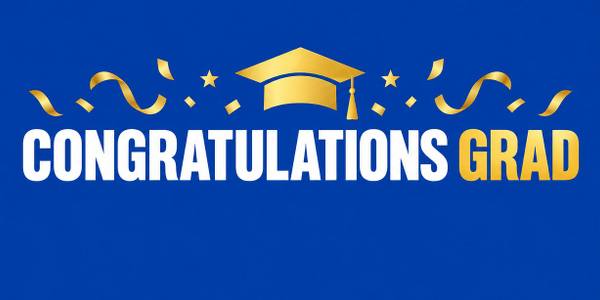 Congratulations Grad banner, clean