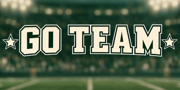Go Team banner, photo