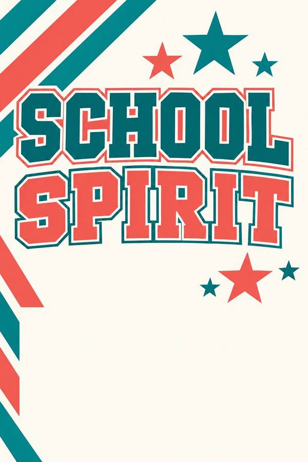 Proud Parent and School Spirit sign, bold