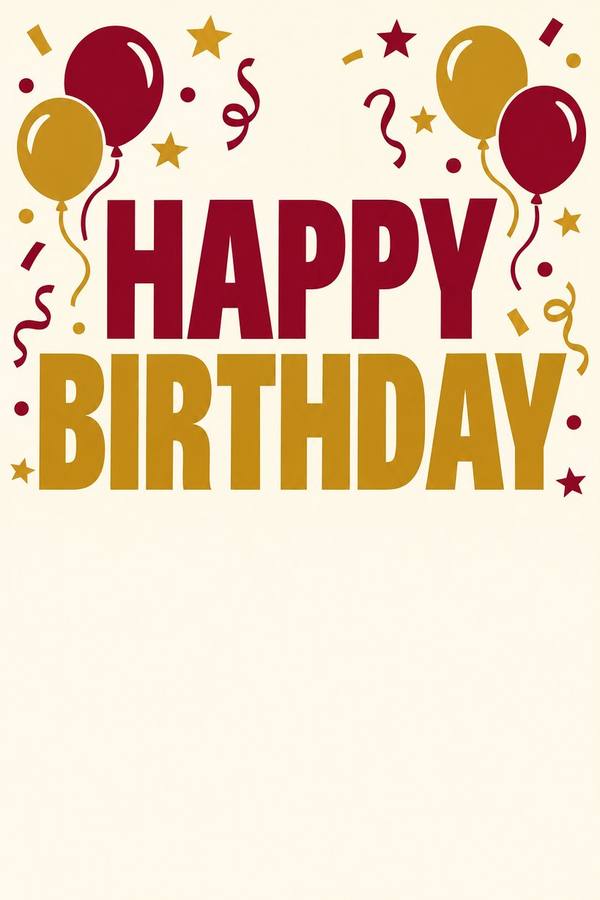 Happy Birthday sign, chalkboard