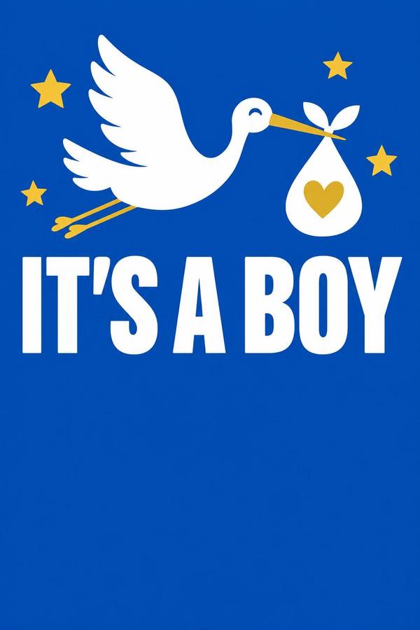 It's A Boy and It's A Girl sign, clean