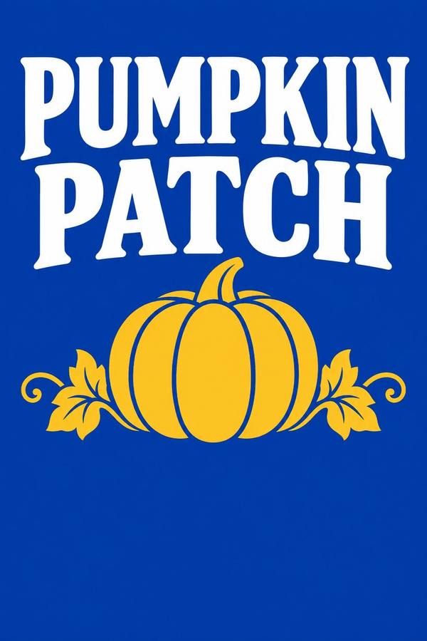 Pumpkin Patch and Christmas Trees sign, clean