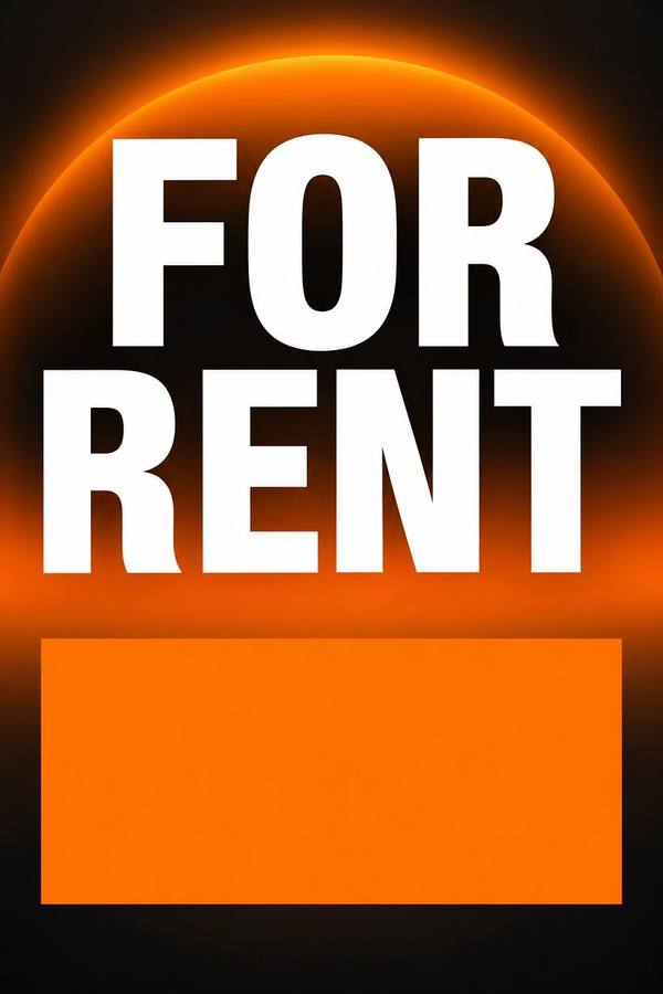 For Rent sign, gradient