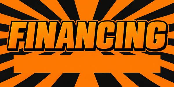 Sales Event and Financing banner for car dealers, retro