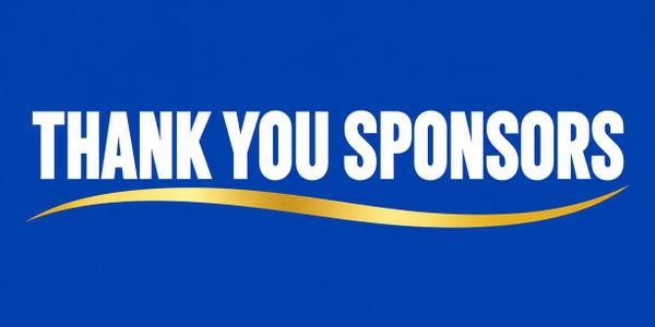 Thank You Sponsors banner, clean
