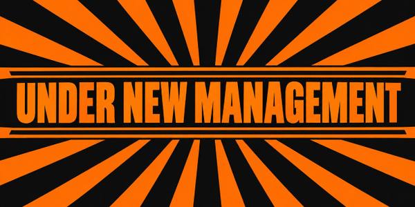 Under New Management banner, retro