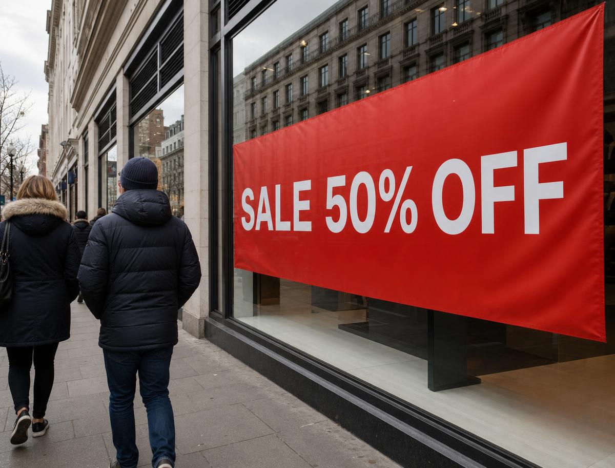 Sales & Promotions banner in use