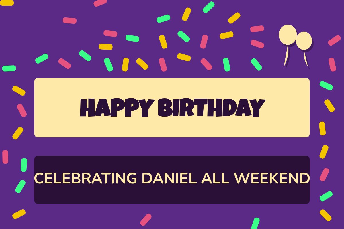 Bright Confetti Birthday yard sign template