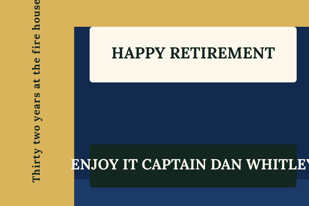 Happy Retirement Celebration yard sign template