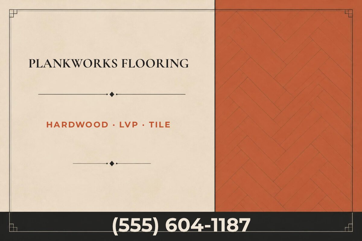 Flooring: Plank Pattern Contractor yard sign template