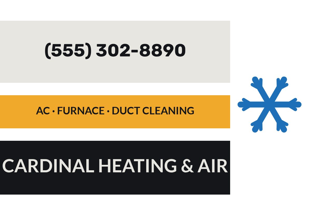 HVAC: Snowflake Contractors & Trades yard sign template