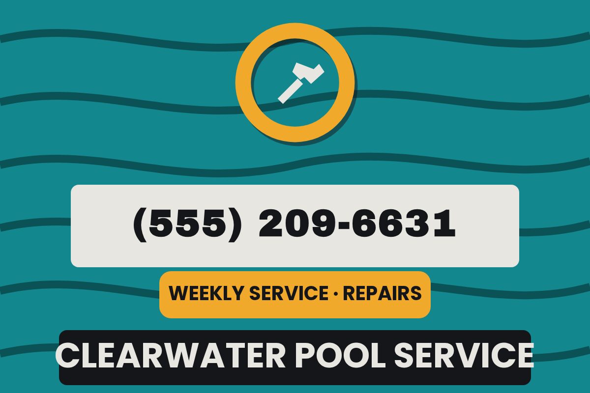 Pool Service: Water Tile Contractors & Trades yard sign template
