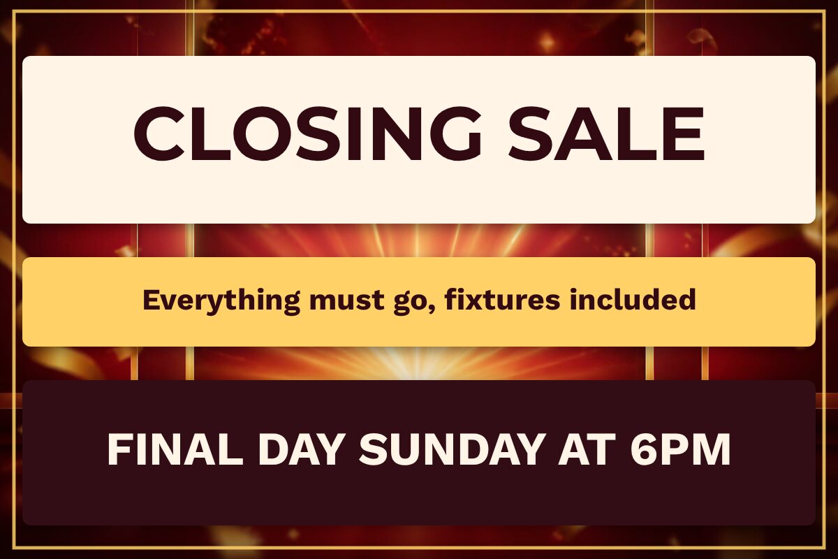 Closing Sale Grand Opening & Sales yard sign template