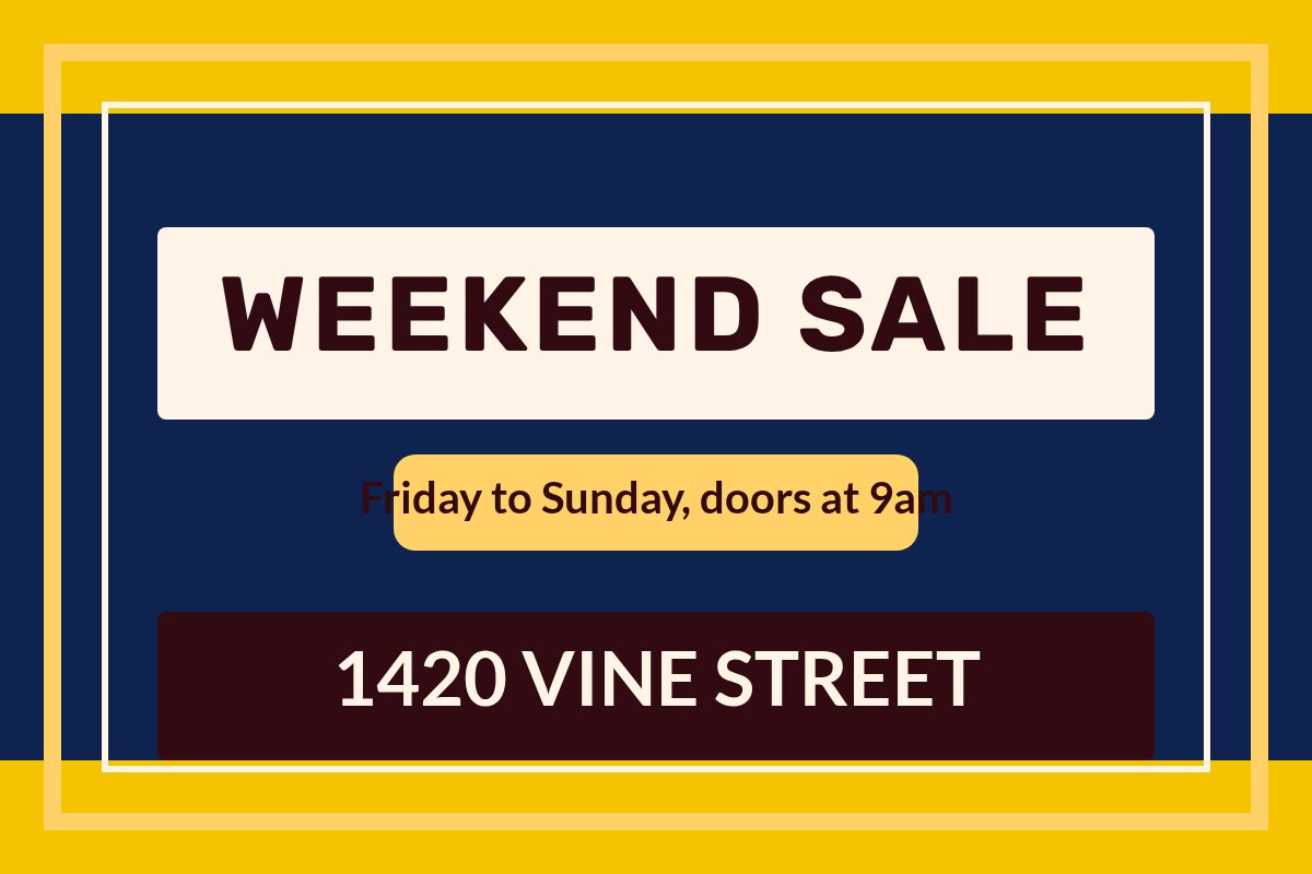Weekend Sale Grand Opening & Sales yard sign template