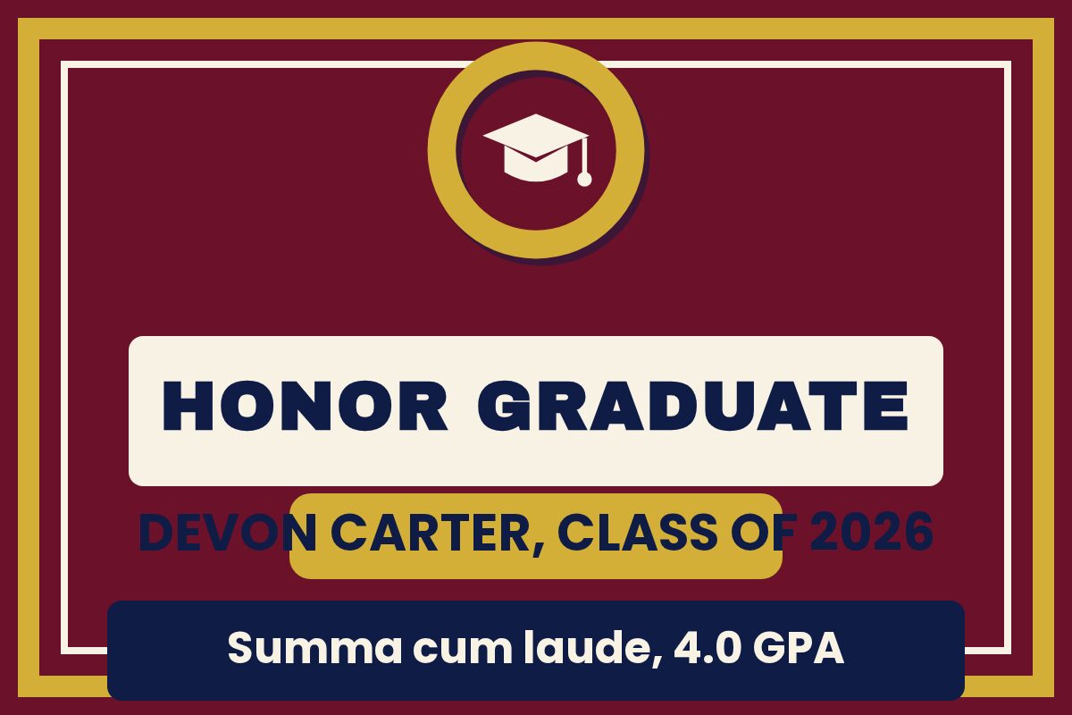 Honor Graduate Graduation yard sign template