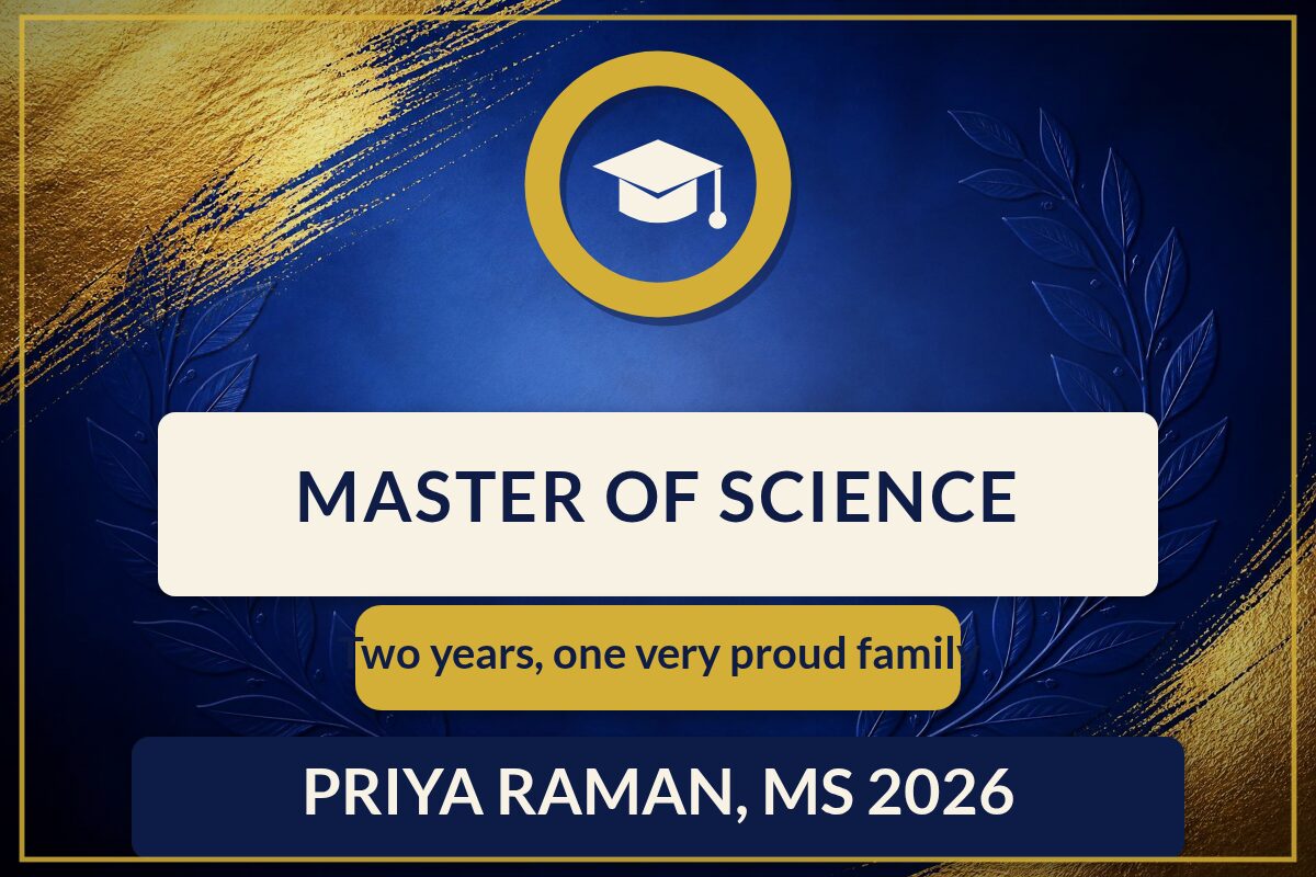 Masters Graduate Graduation yard sign template