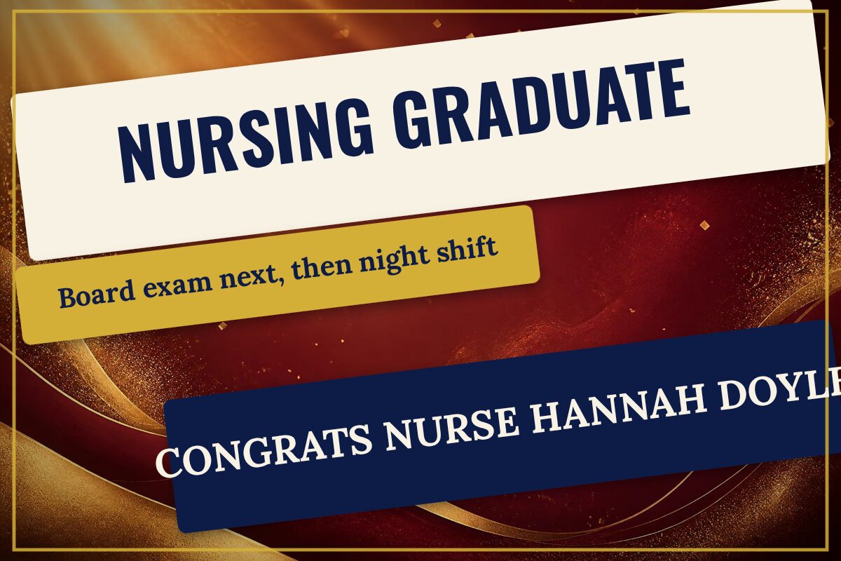 Nursing Graduate Graduation yard sign template