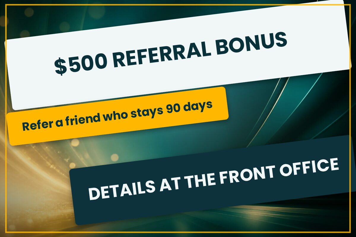 Referral Bonus Now Hiring yard sign template