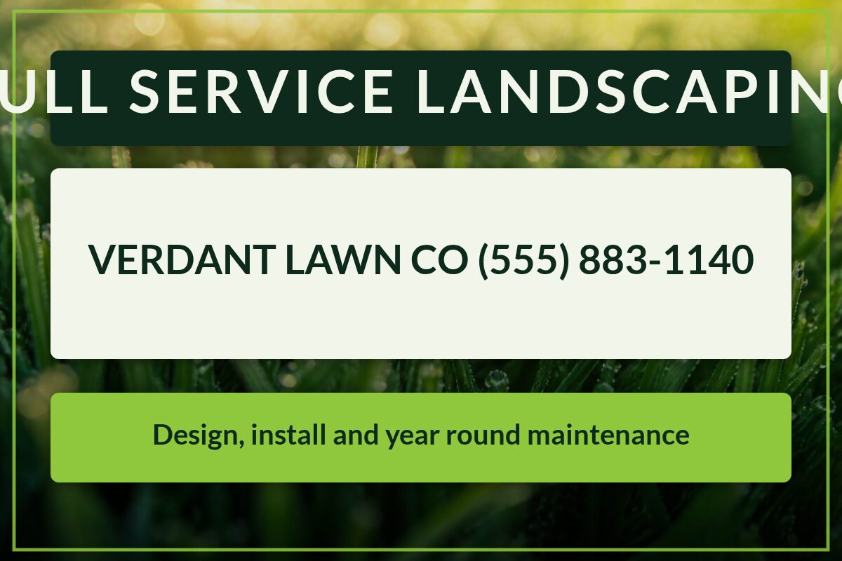 Full Service Landscaping Landscaping yard sign template
