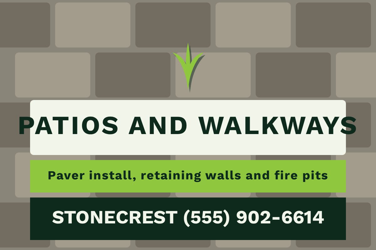 Hardscape and Pavers Lawn & Landscaping yard sign template
