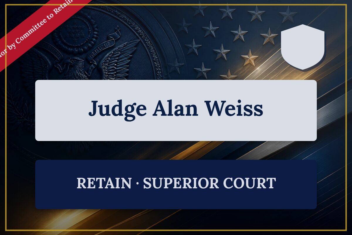 Nonpartisan Judicial Blue Political yard sign template