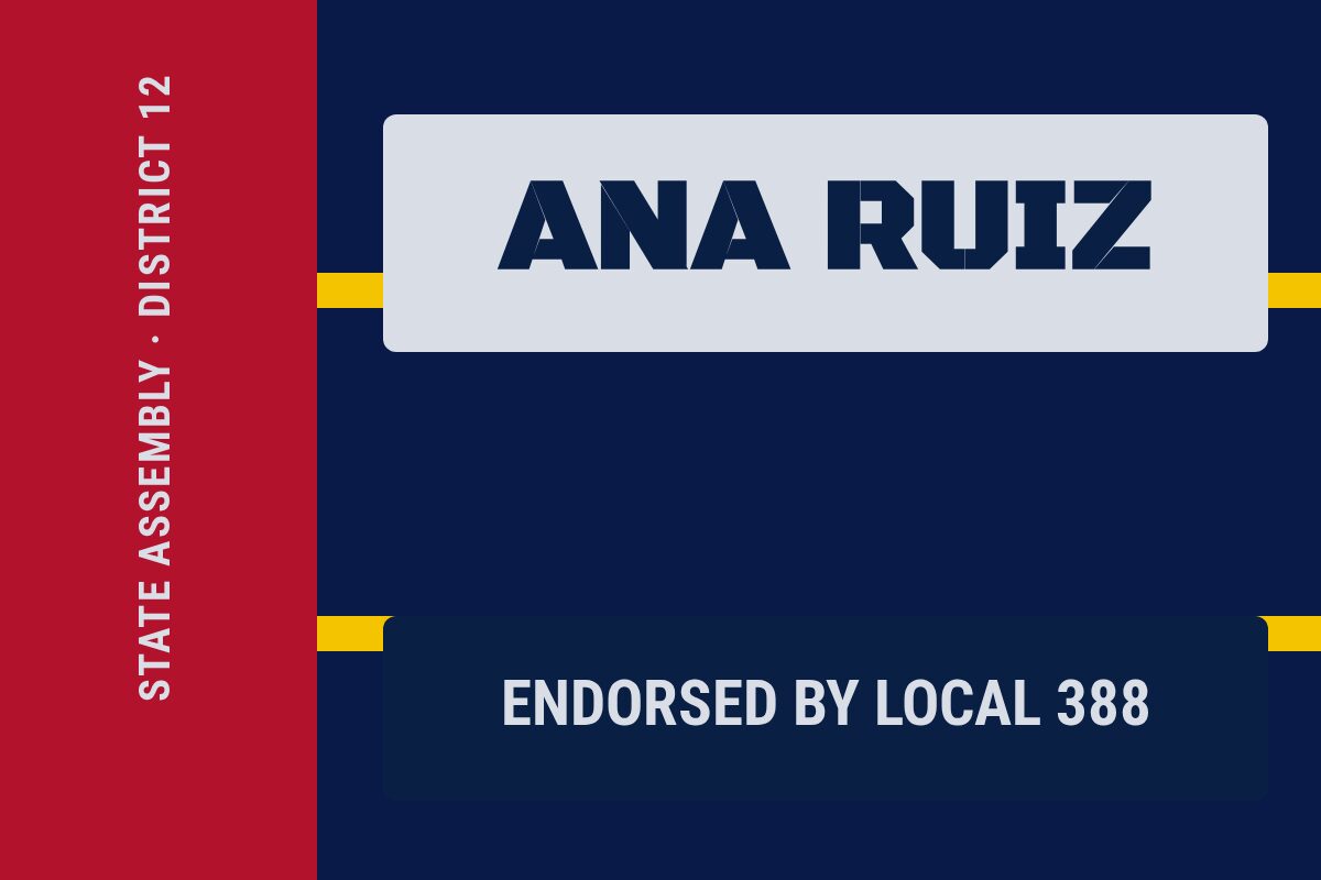 Bold Union Style Political yard sign template