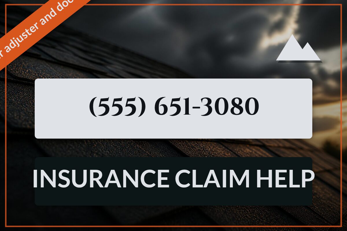Insurance Claims Help Roofing yard sign template