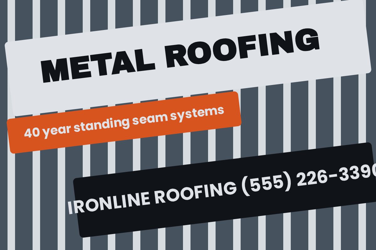 Metal Roofing Roofing yard sign template