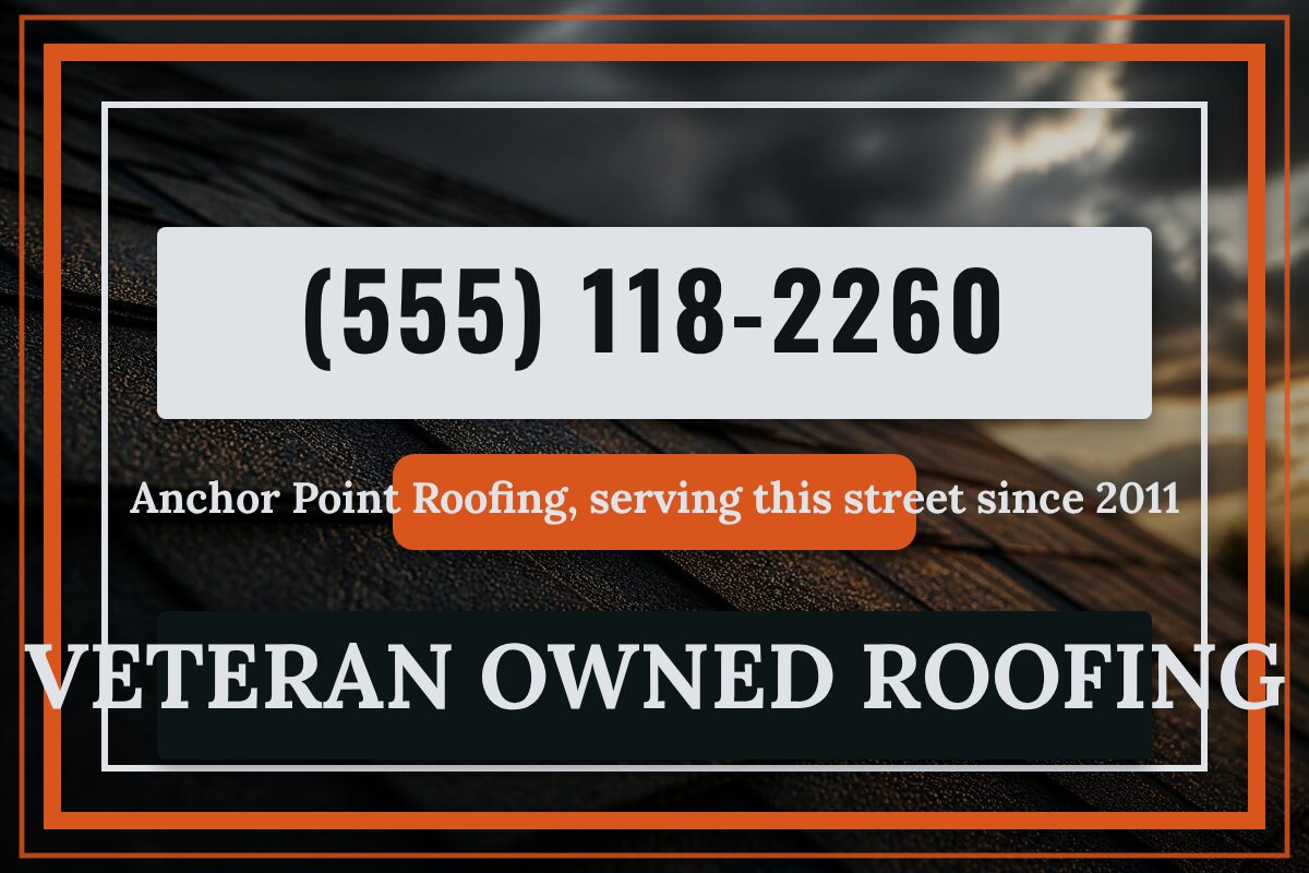 Veteran Owned Roofing yard sign template