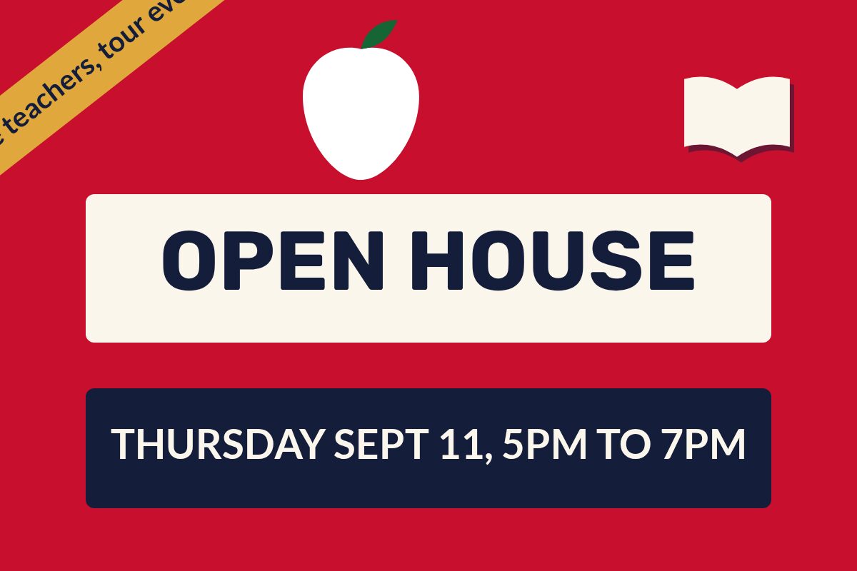 School Open House School and Church yard sign template